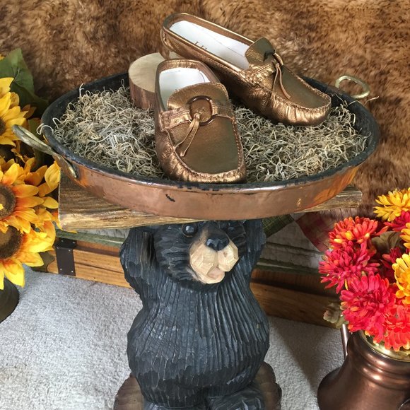 J. Renee Bronze Metallic Leather Mule/Slide (NEW) - Picture 7 of 15